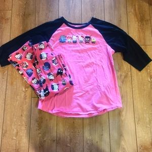 Hello kitty and friends pajamas